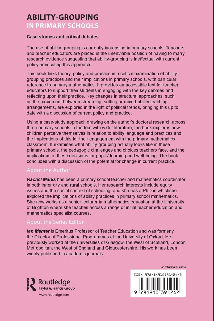 Rückseitencover Ability-grouping in Primary Schools