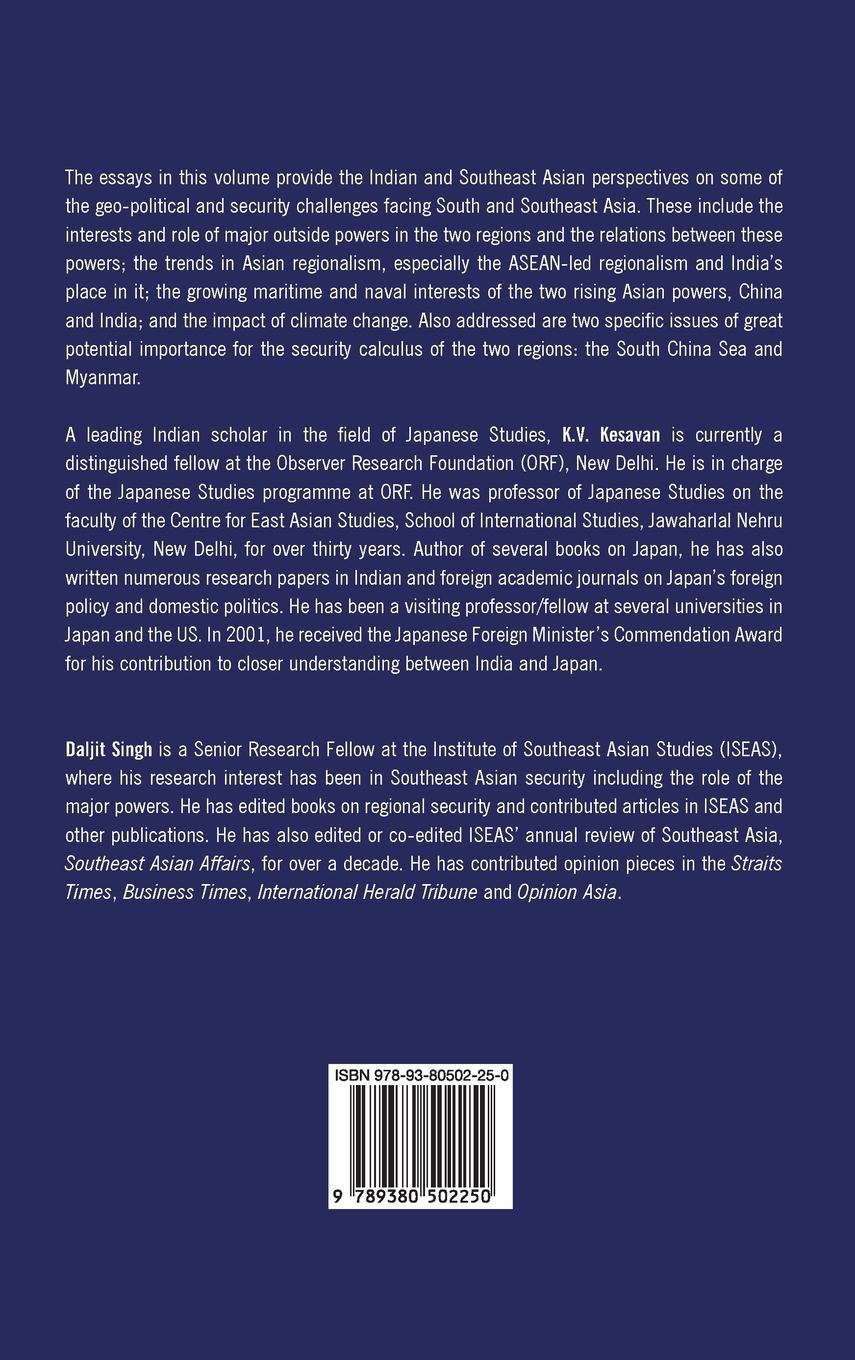 Rückseitencover South and Southeast Asia: Responding to Changing Geo-political and Security Challenges