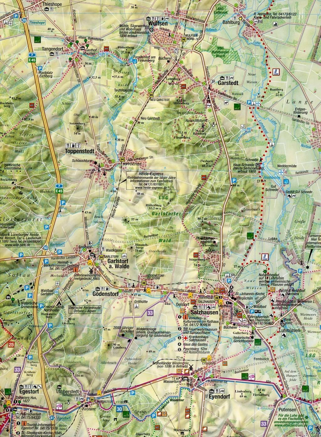 Beispielinhalt (Bild) Landkreis Harburg - Karte Ost