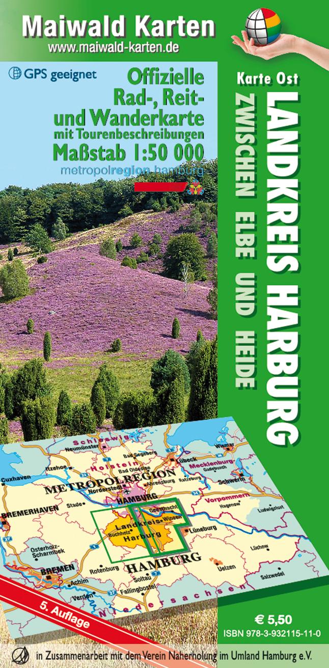 Vorderes Coverbild Landkreis Harburg - Karte Ost
