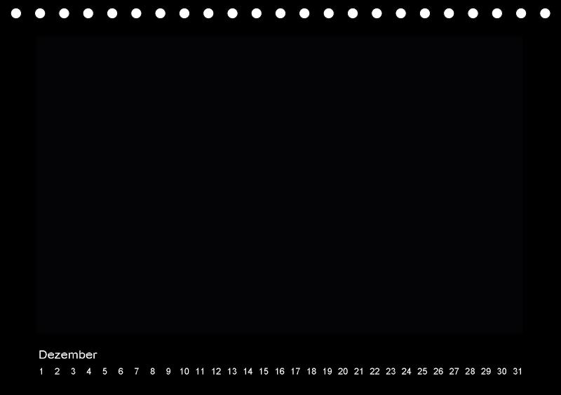 Beispielinhalt (Bild) Geburtstags - Bastelkalender - Schwarz (Tischkalender immerwährend DIN A5 quer)
