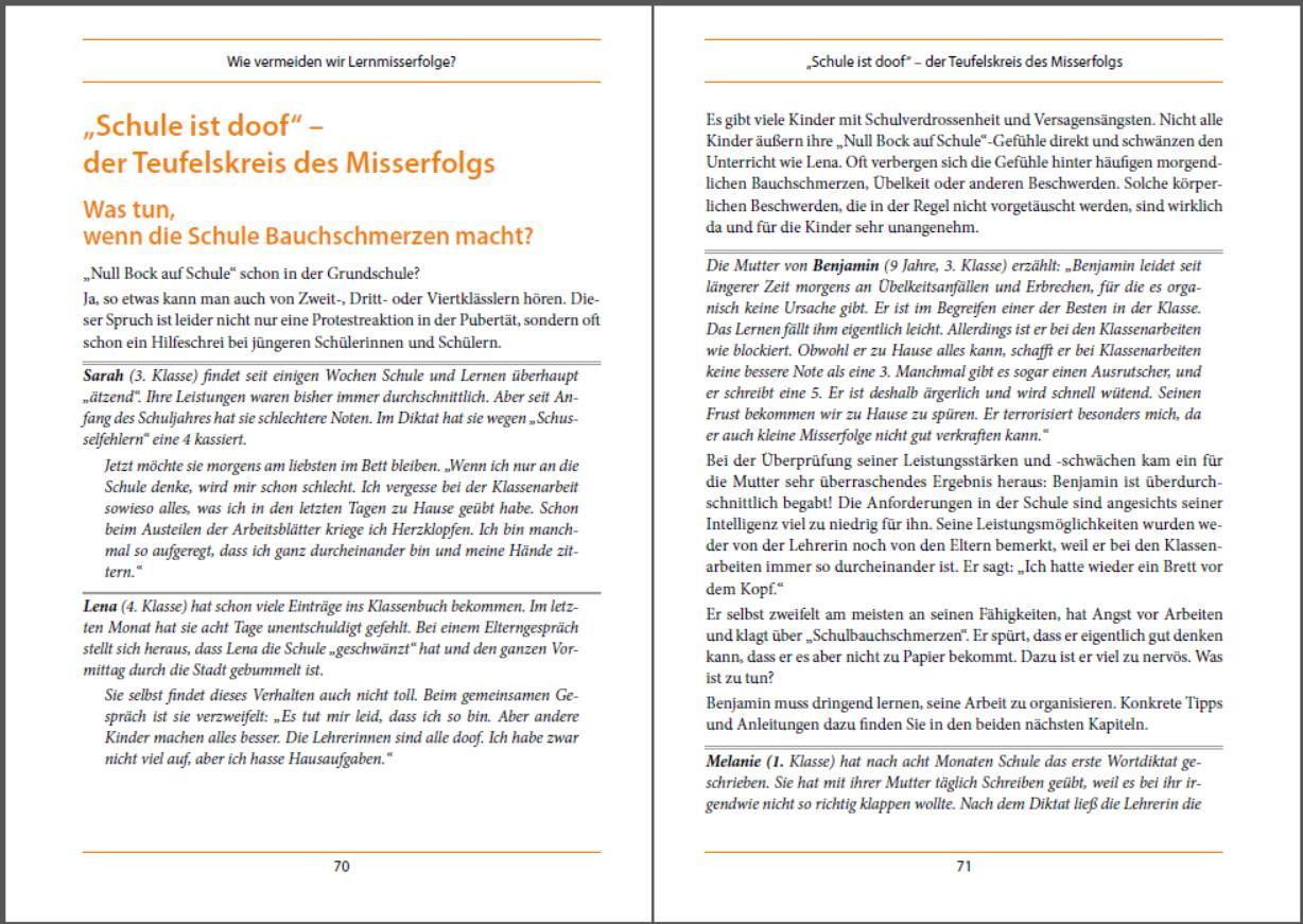 Beispielinhalt (Bild) Auch das Lernen kann man lernen