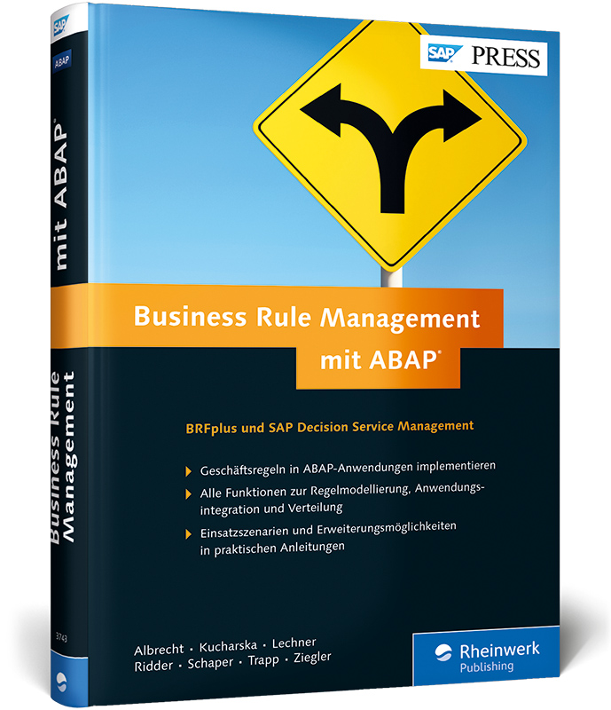 Vorderes Coverbild Business Rule Management mit ABAP