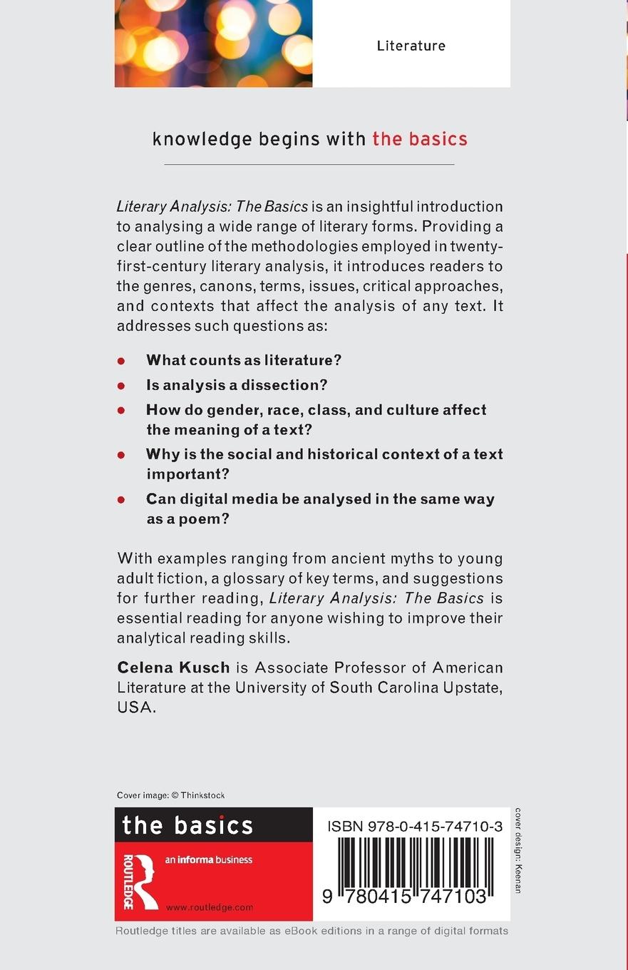 Rückseitencover Literary Analysis