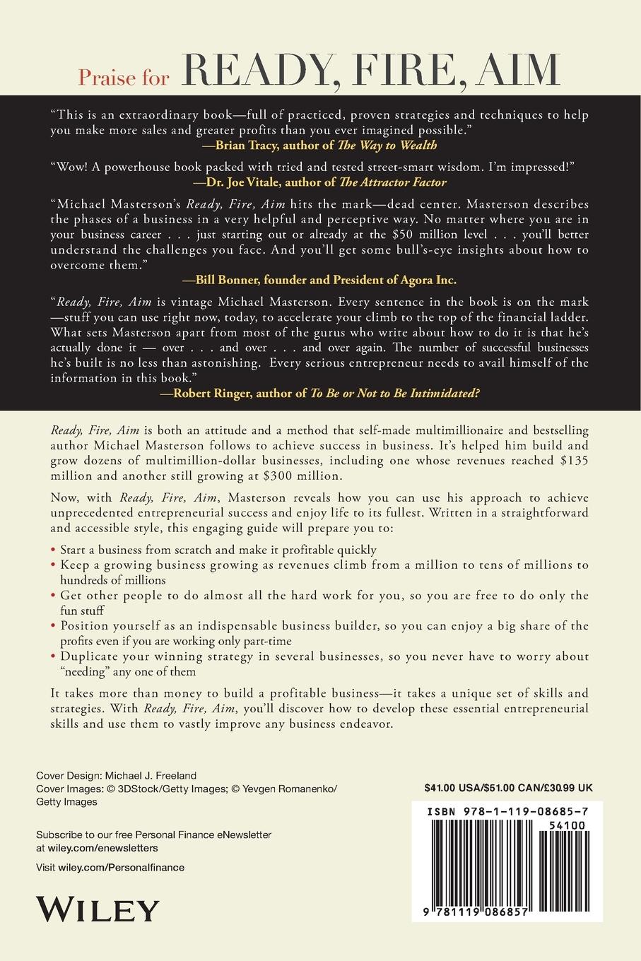 Rückseitencover Ready, Fire, Aim