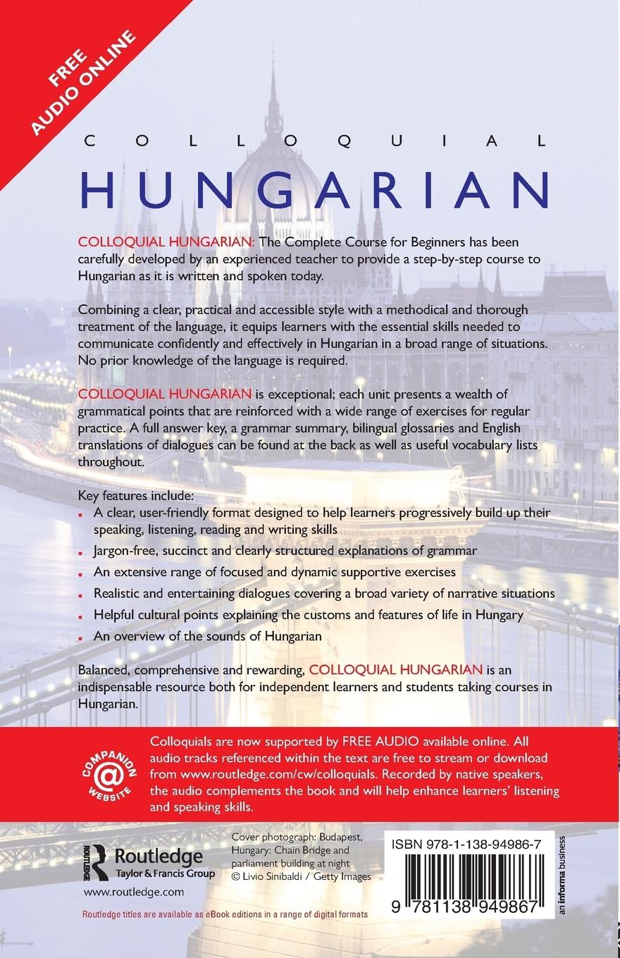 Rückseitencover Colloquial Hungarian
