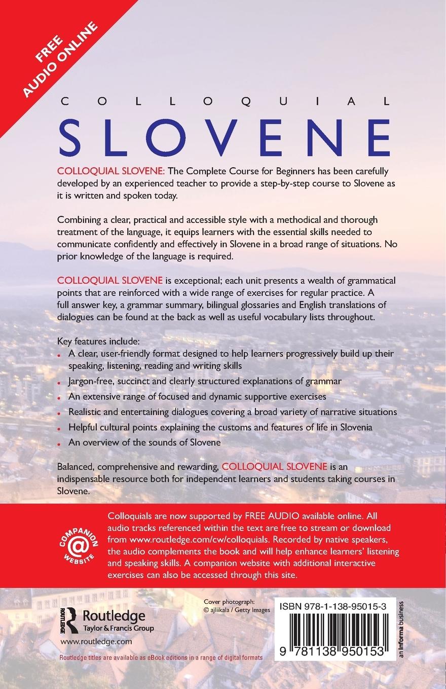 Rückseitencover Colloquial Slovene