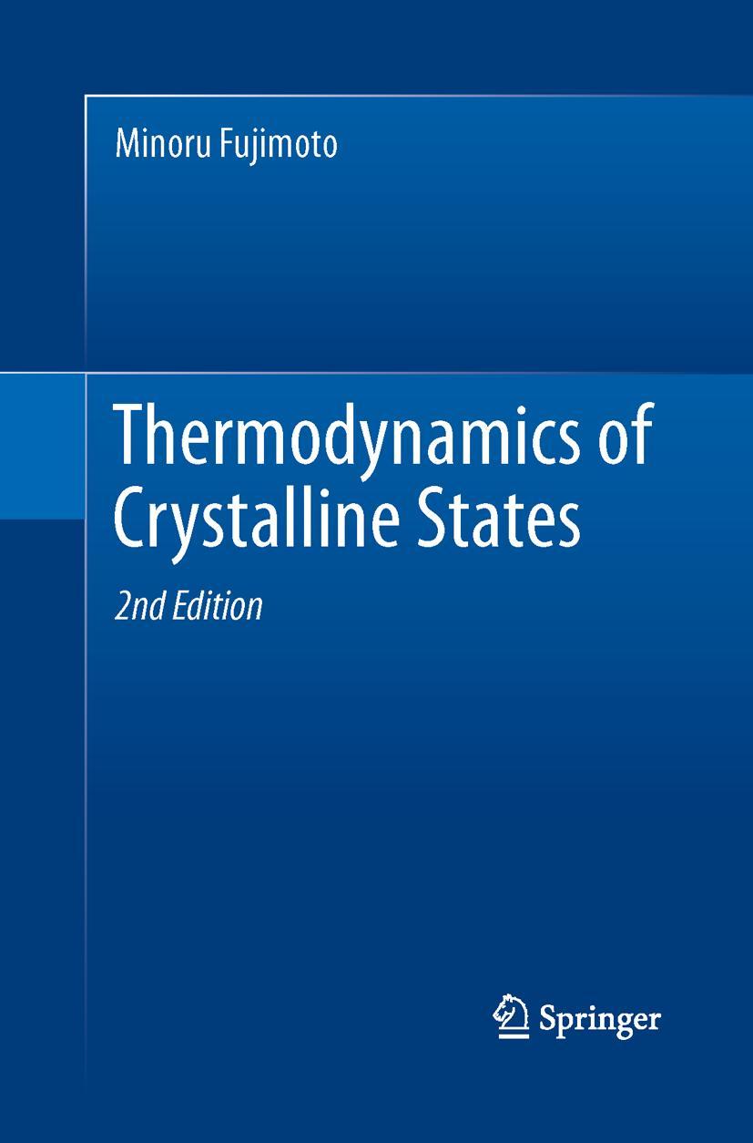 Vorderes Coverbild Thermodynamics of Crystalline States