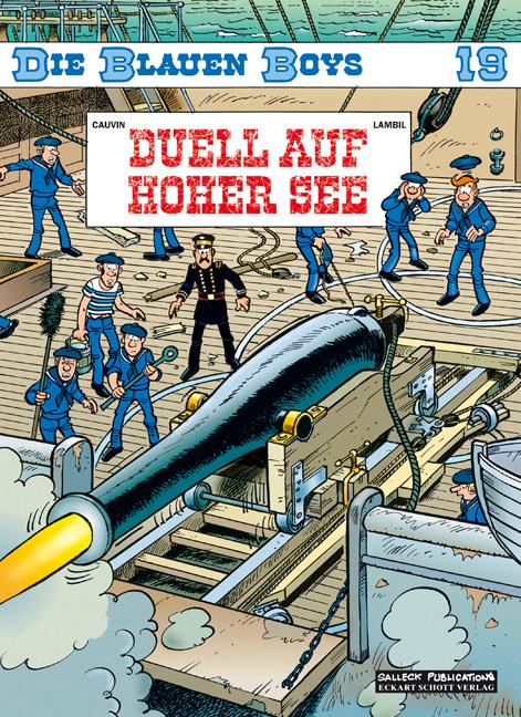 Vorderes Coverbild Die Blauen Boys, Band 19, Duell auf hoher See
