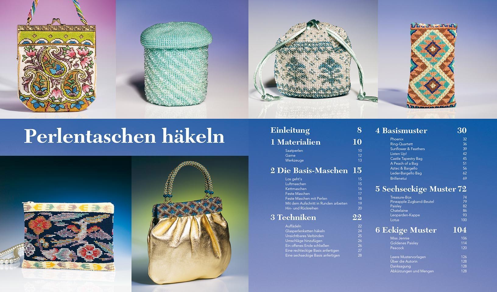 Beispielinhalt (Bild) Perlentaschen häkeln