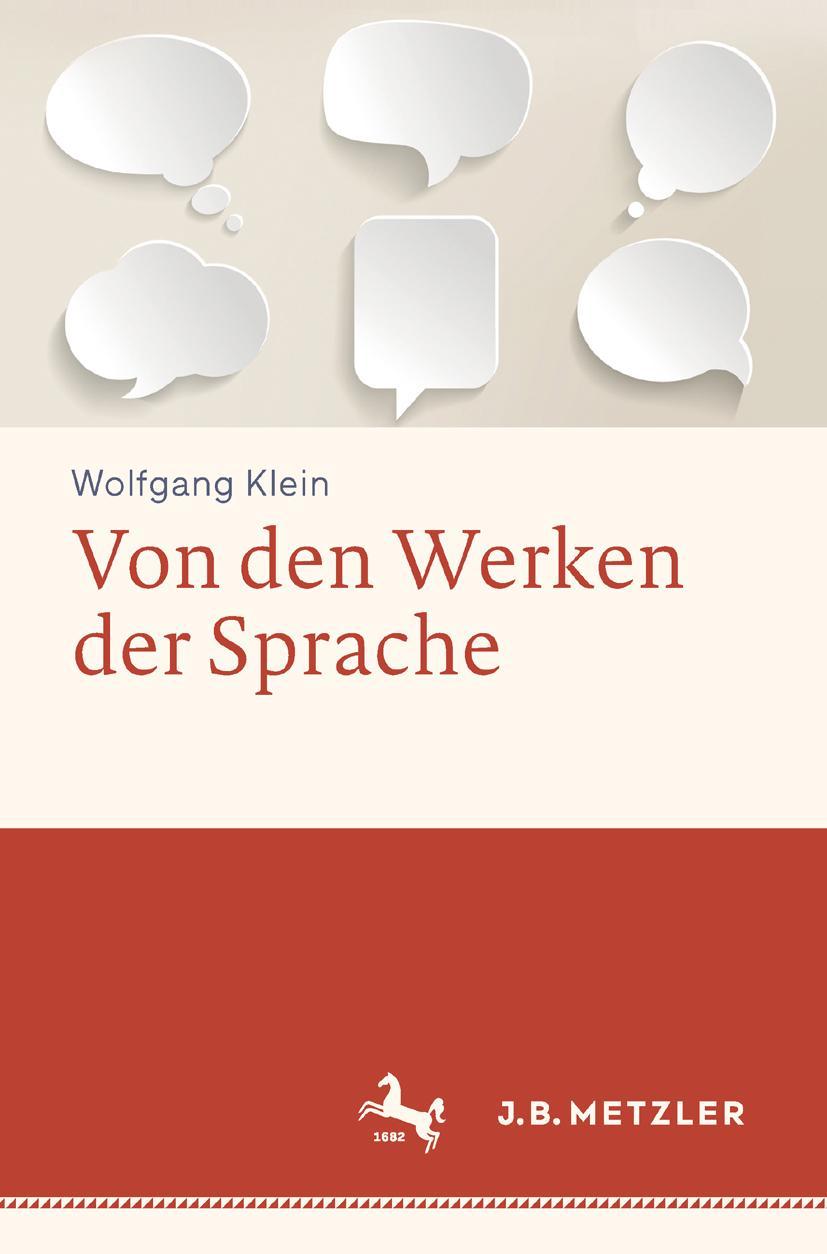 Vorderes Coverbild Von den Werken der Sprache
