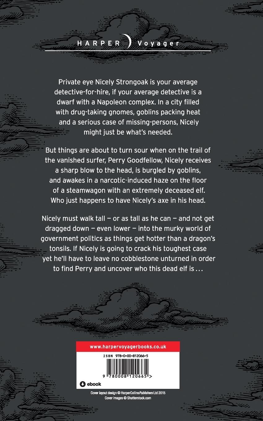 Rückseitencover Detective Strongoak and the Case of the Dead Elf