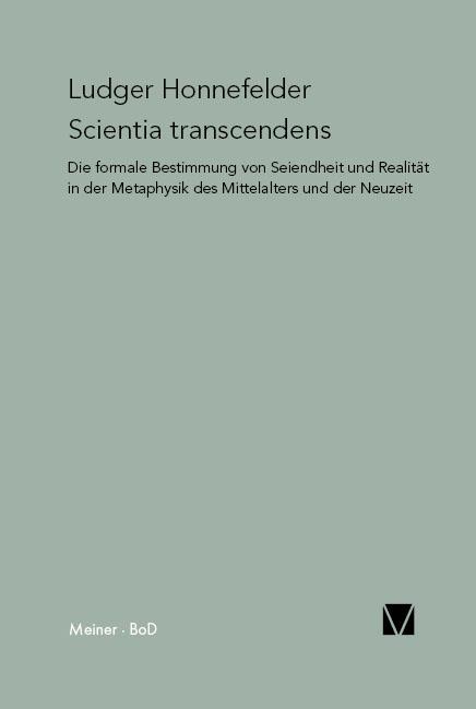 Vorderes Coverbild Scientia transcendens