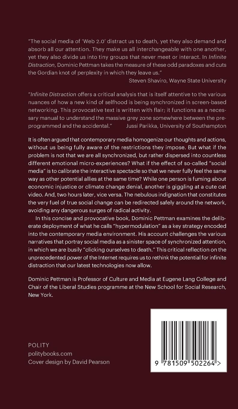 Rückseitencover Infinite Distraction