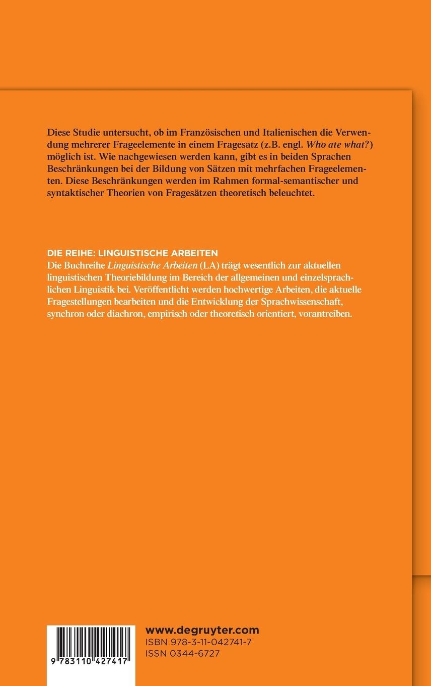 Rückseitencover Interrogative und Exklamative