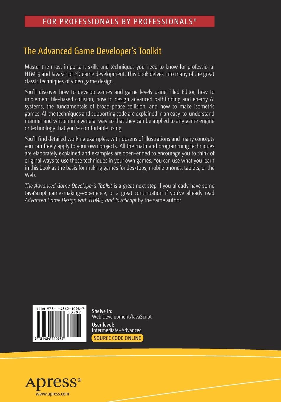 Rückseitencover The Advanced Game Developer's Toolkit