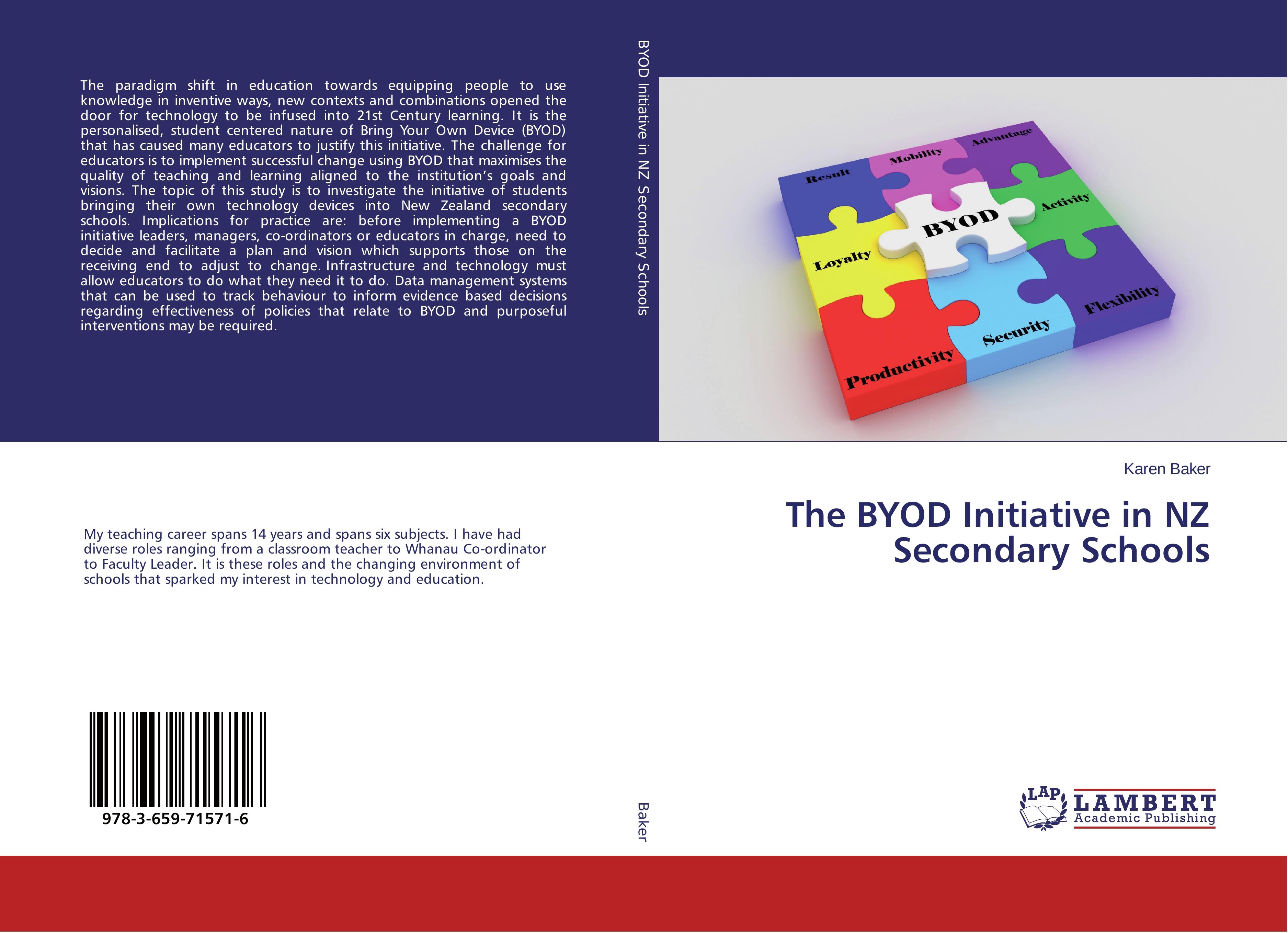 Vorderes Coverbild The BYOD Initiative in NZ Secondary Schools