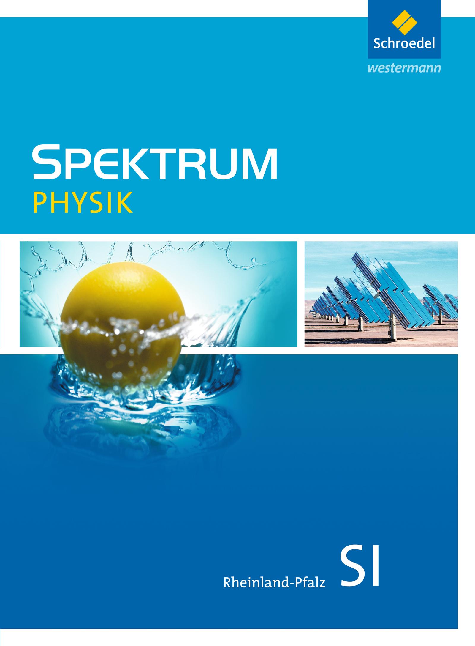 Vorderes Coverbild Spektrum Physik. Schulbuch. Sekundarstufe 1. Rheinland-Pfalz
