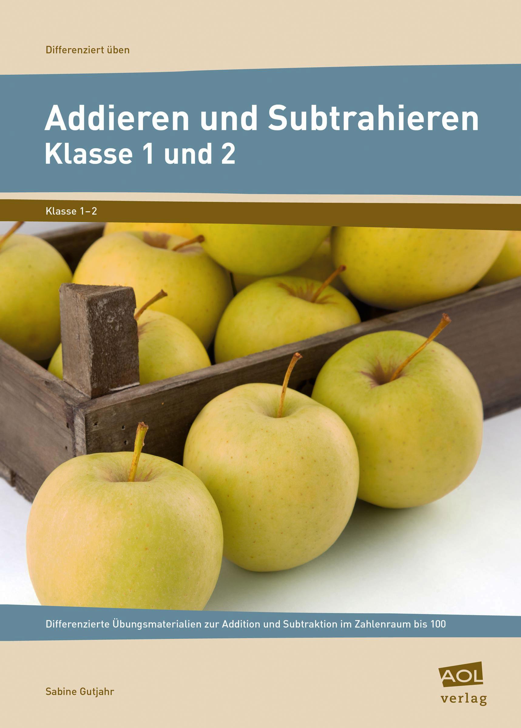 Vorderes Coverbild Addieren und Subtrahieren - Klasse 1 und 2