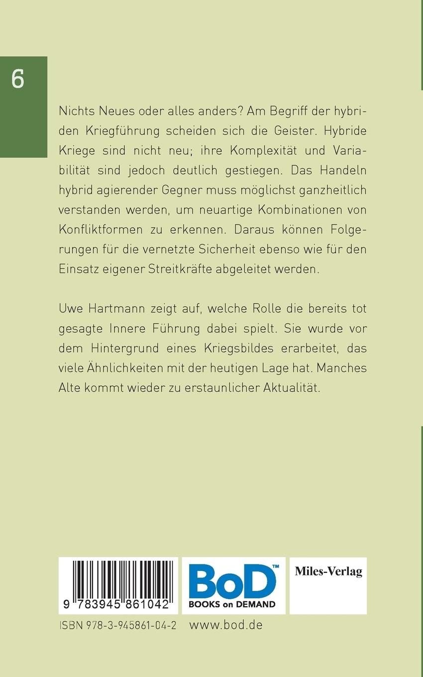 Rückseitencover Hybrider Krieg als neue Bedrohung von Freiheit und Frieden