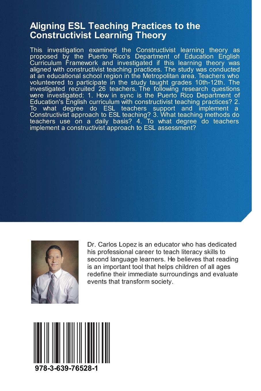 Rückseitencover Aligning ESL Teaching Practices to the Constructivist Learning Theory