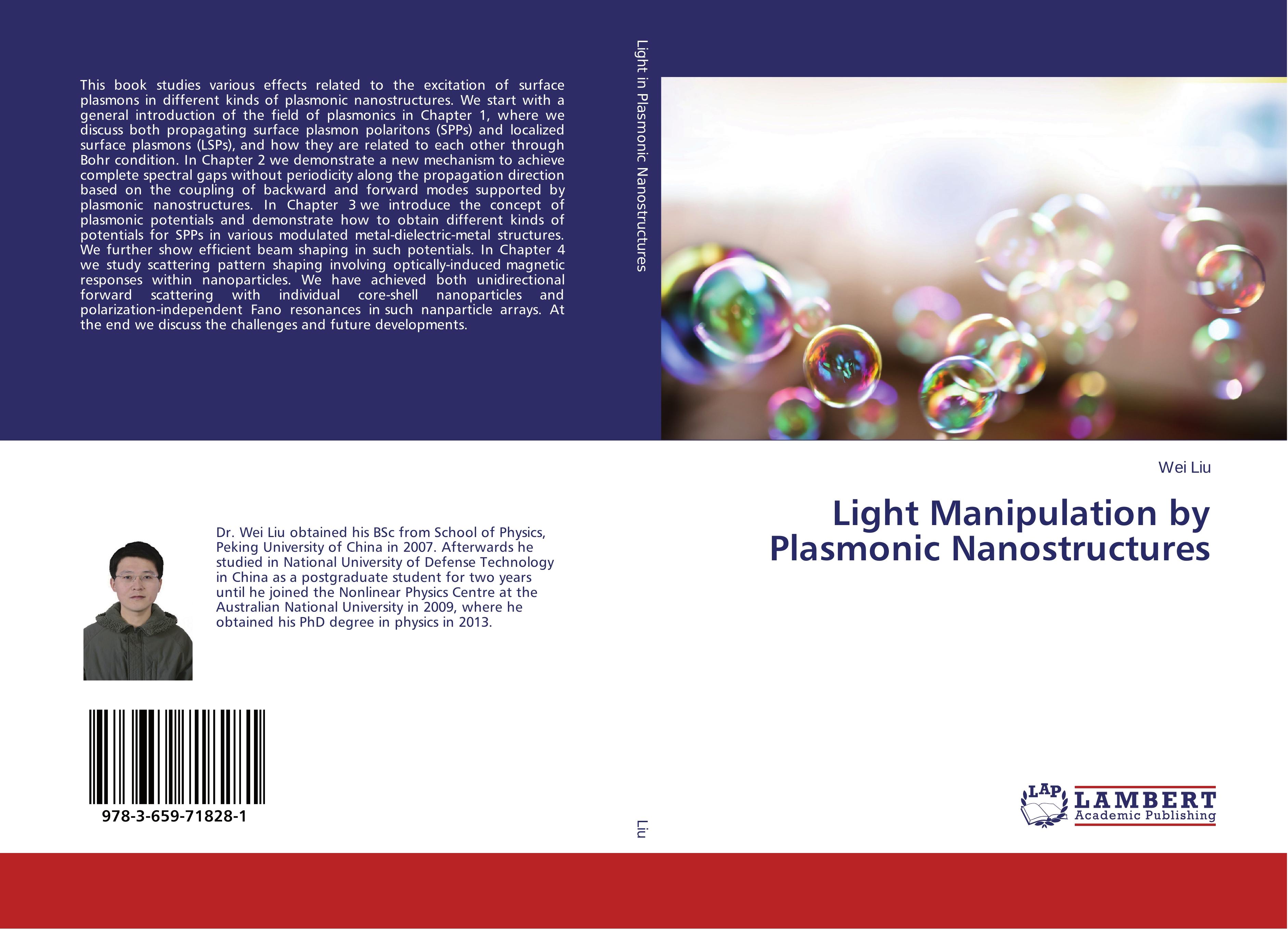 Vorderes Coverbild Light Manipulation by Plasmonic Nanostructures