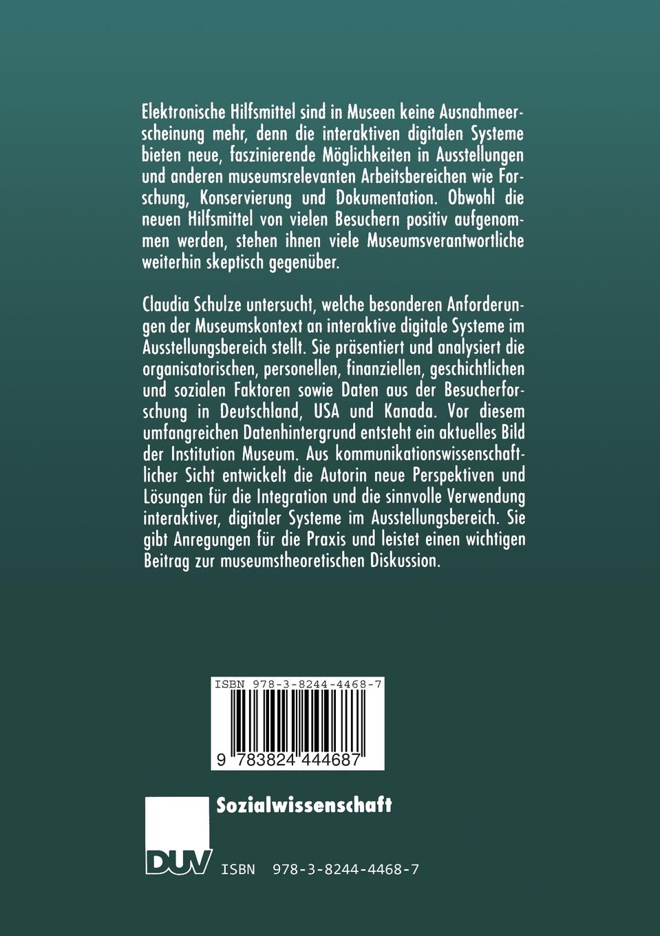Rückseitencover Multimedia in Museen