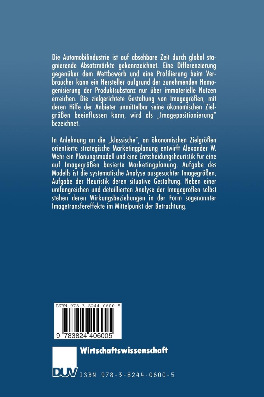 Rückseitencover Imagegestaltung in der Automobilindustrie