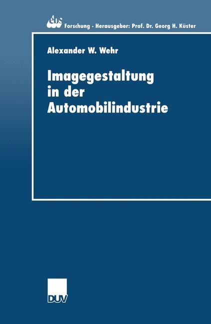 Vorderes Coverbild Imagegestaltung in der Automobilindustrie