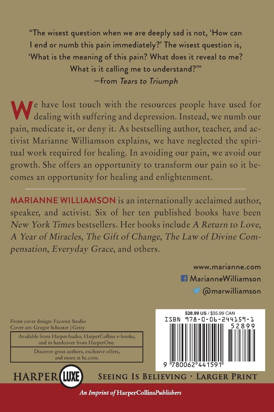 Rückseitencover Tears to Triumph LP