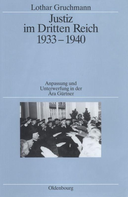 Vorderes Coverbild Justiz im Dritten Reich 1933-1940