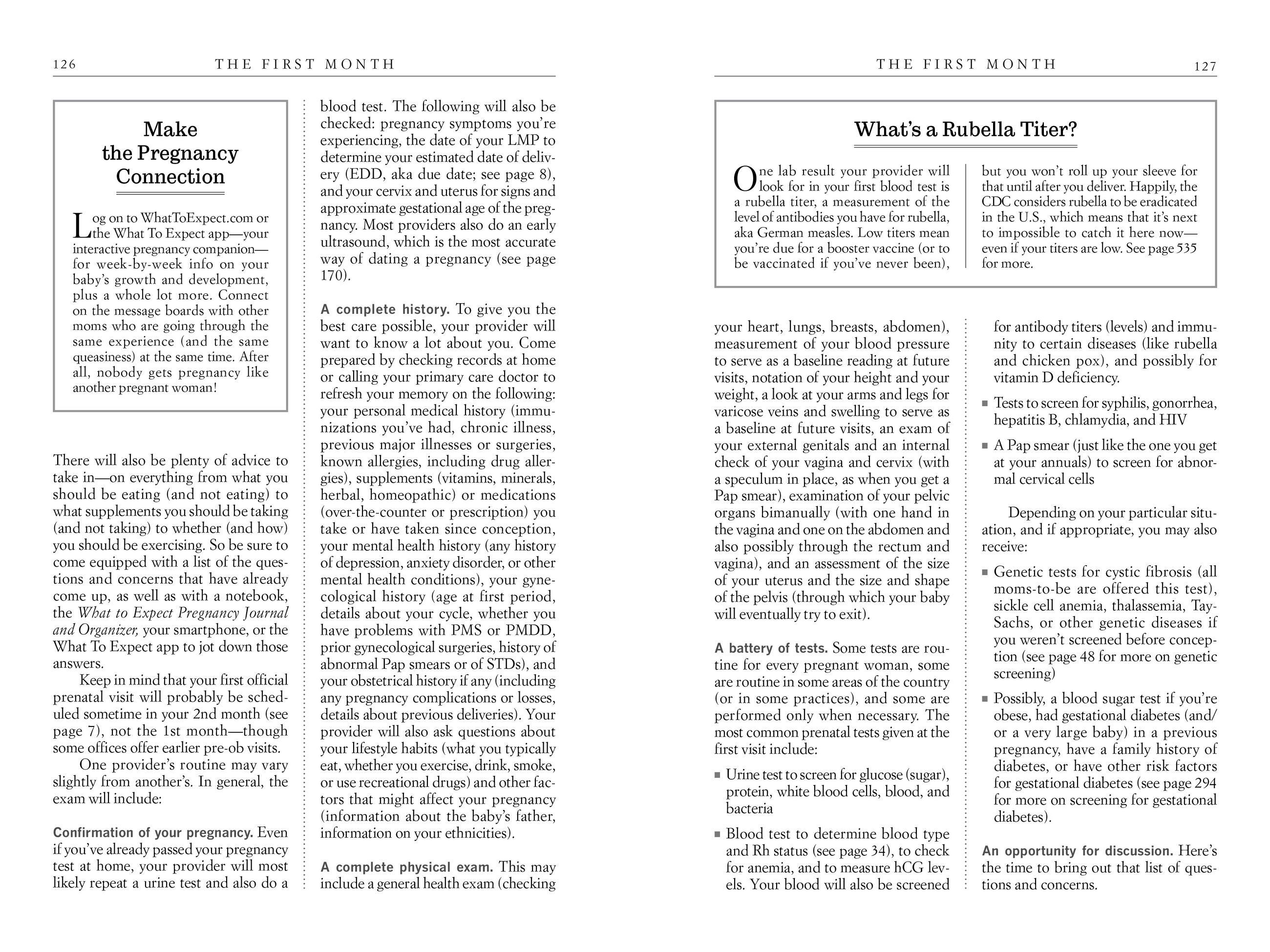 Beispielinhalt (Bild) What to Expect When You're Expecting