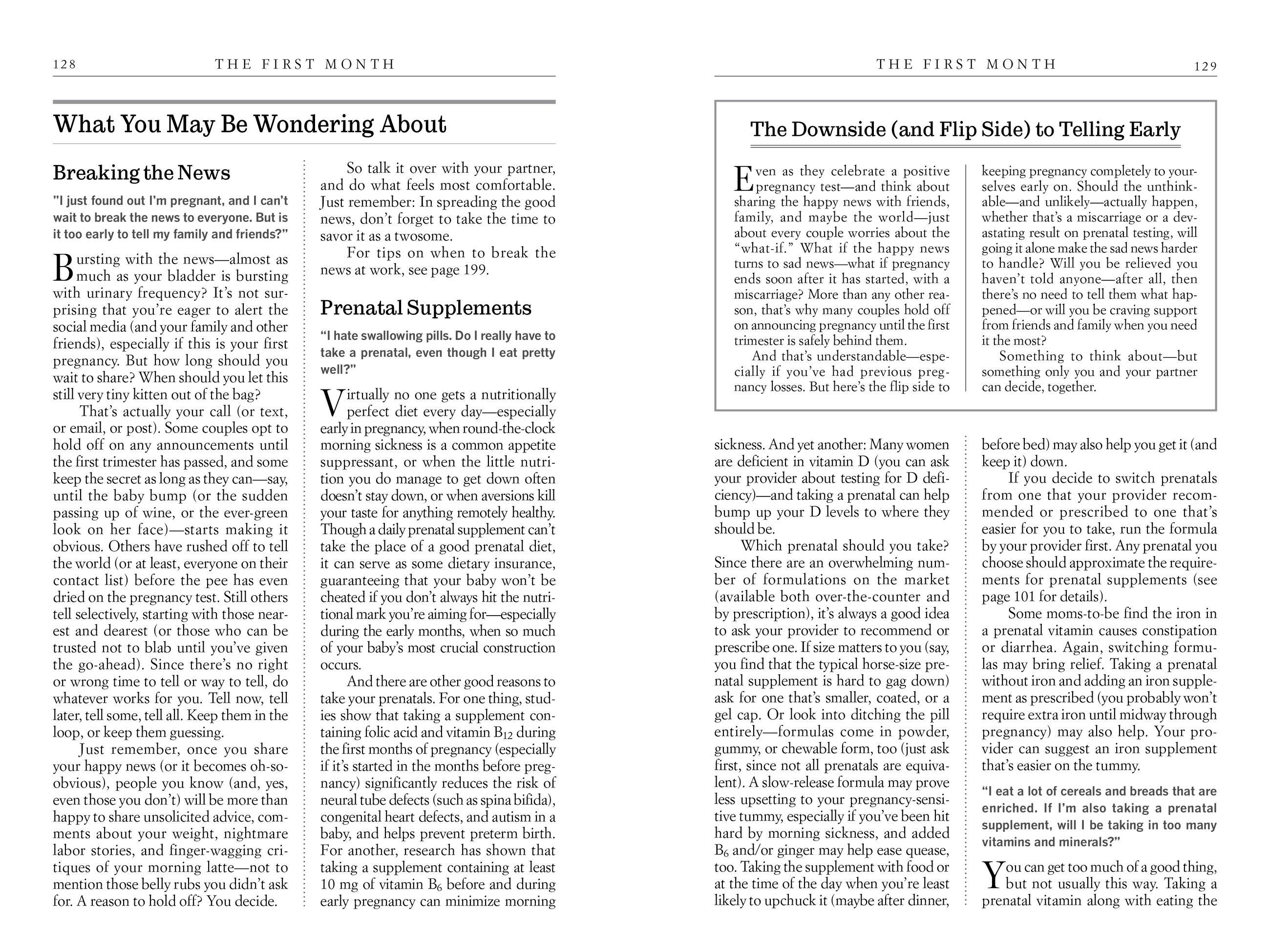 Beispielinhalt (Bild) What to Expect When You're Expecting