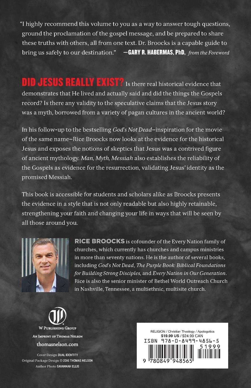 Rückseitencover Man, Myth, Messiah