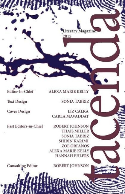 Vorderes Coverbild Tacenda Literary Magazine 2015