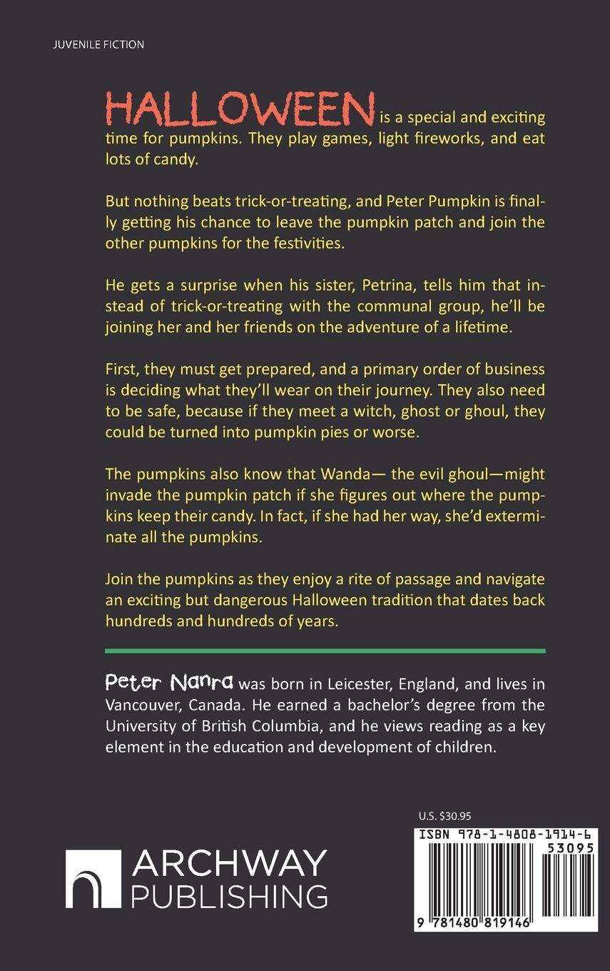 Rückseitencover Peter Pumpkin Goes Trick-or-Treating