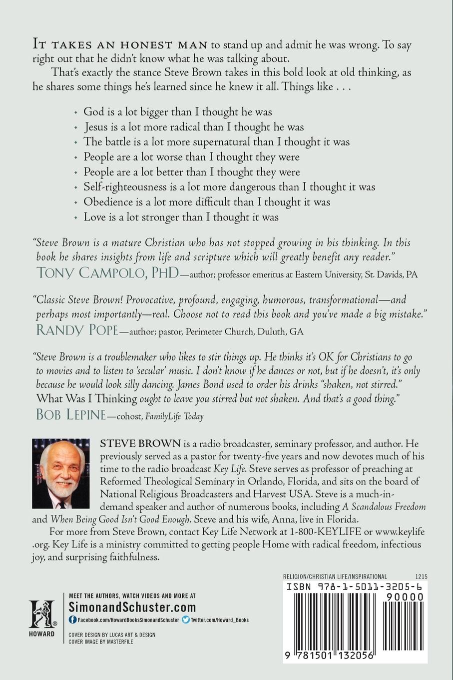 Rückseitencover What Was I Thinking?