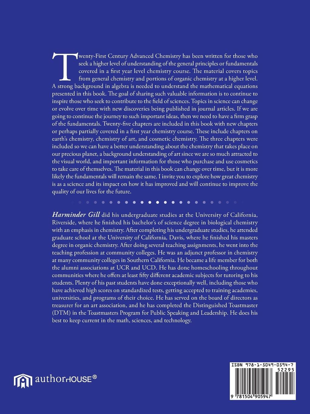 Rückseitencover Twenty-First Century Advanced Chemistry