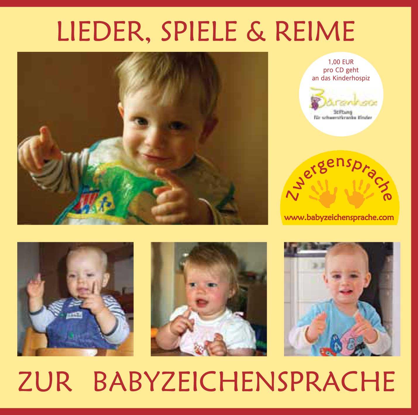 Vorderes Coverbild Lieder, Spiele & Reime zur Babyzeichensprache