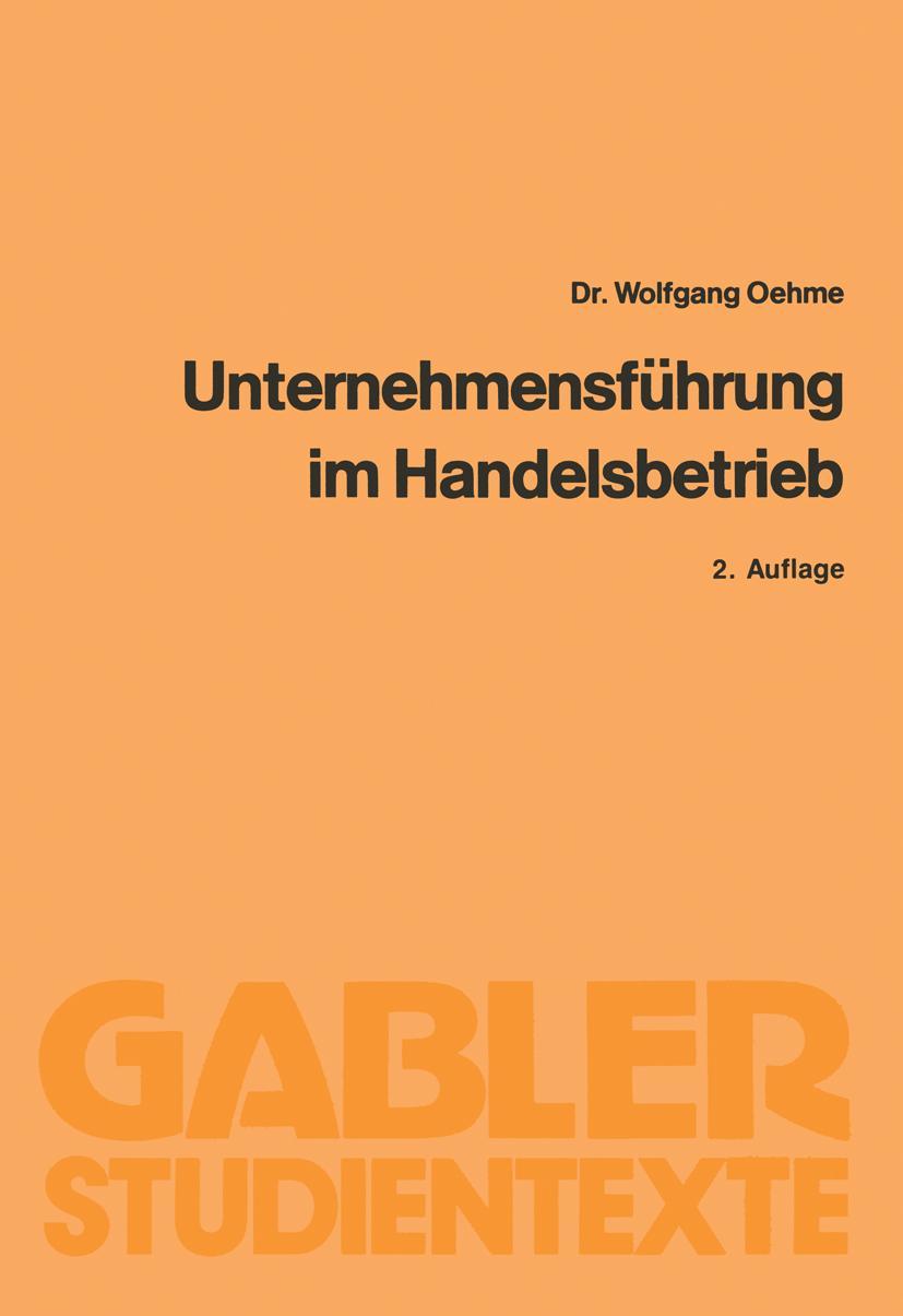 Vorderes Coverbild Unternehmensführung im Handelsbetrieb