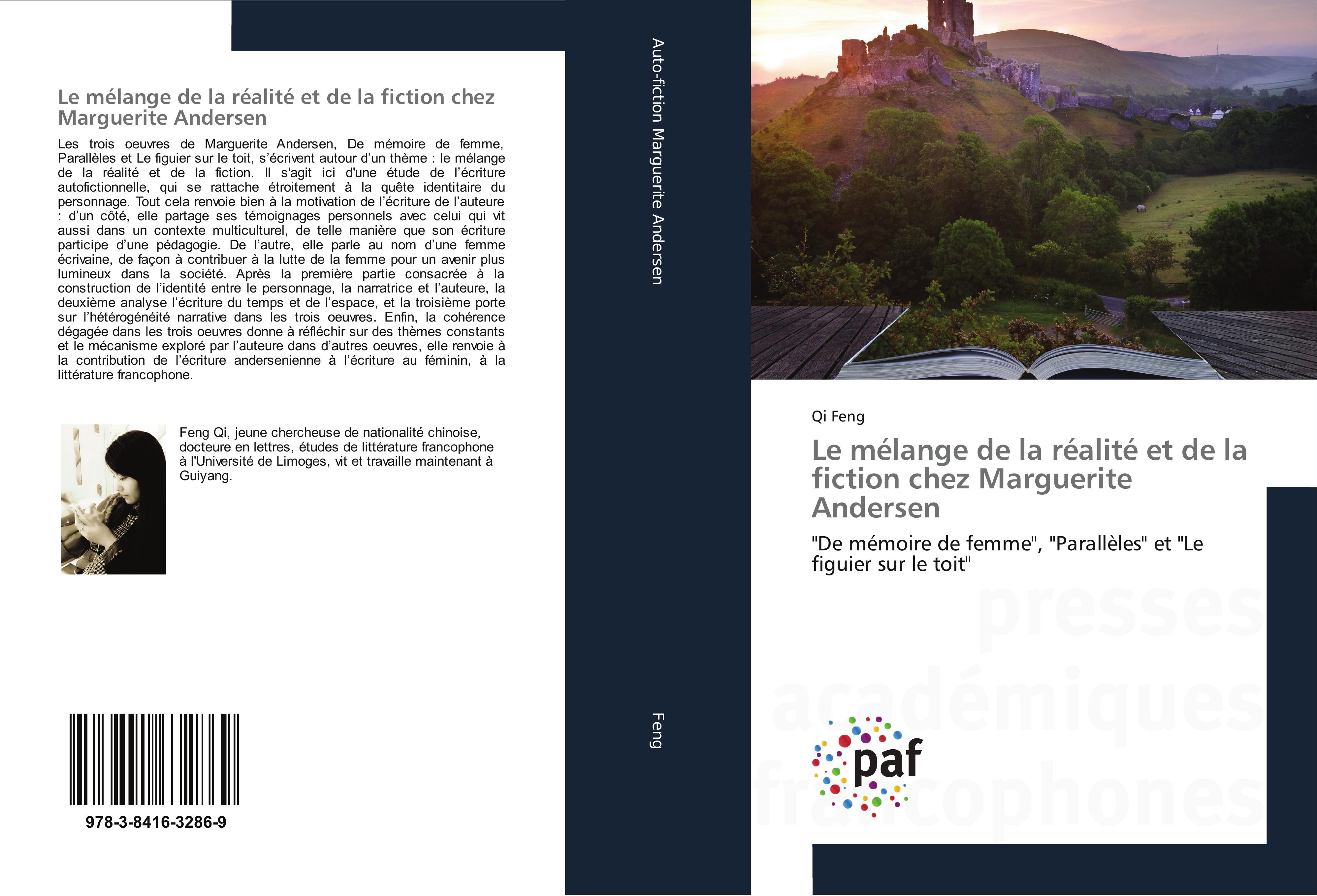 Vorderes Coverbild Le mélange de la réalité et de la fiction chez Marguerite Andersen