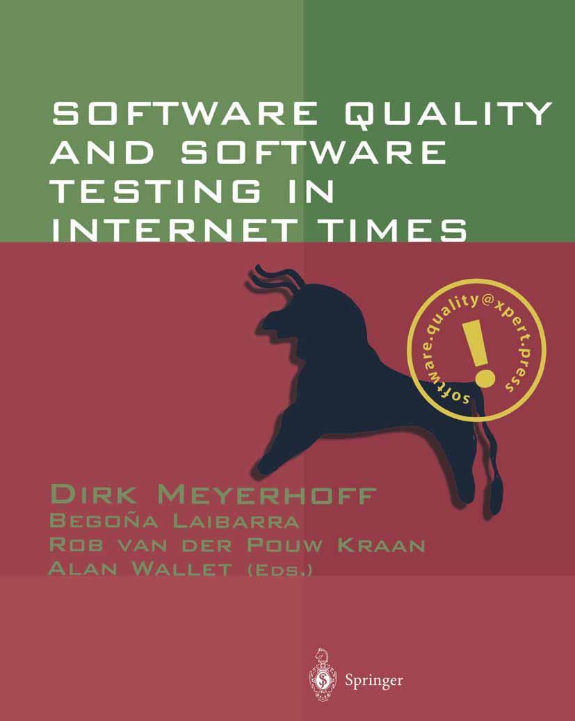 Vorderes Coverbild Software Quality and Software Testing in Internet Times