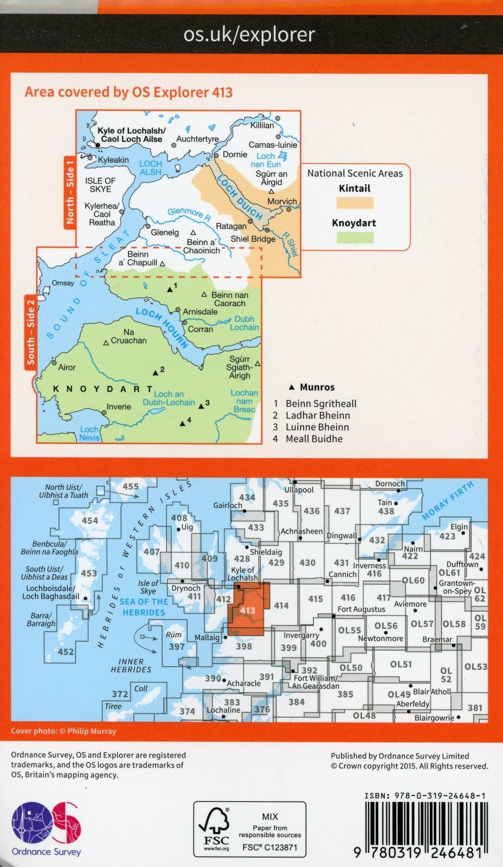 Beispielinhalt (Bild) Knoydart, Loch Hourn and Loch Duich