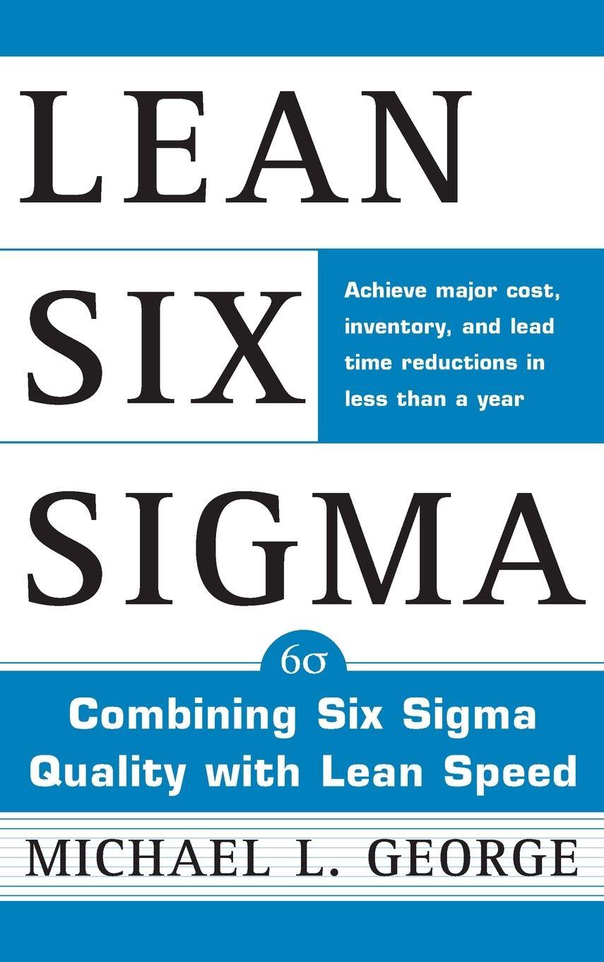 Vorderes Coverbild Lean Six Sigma