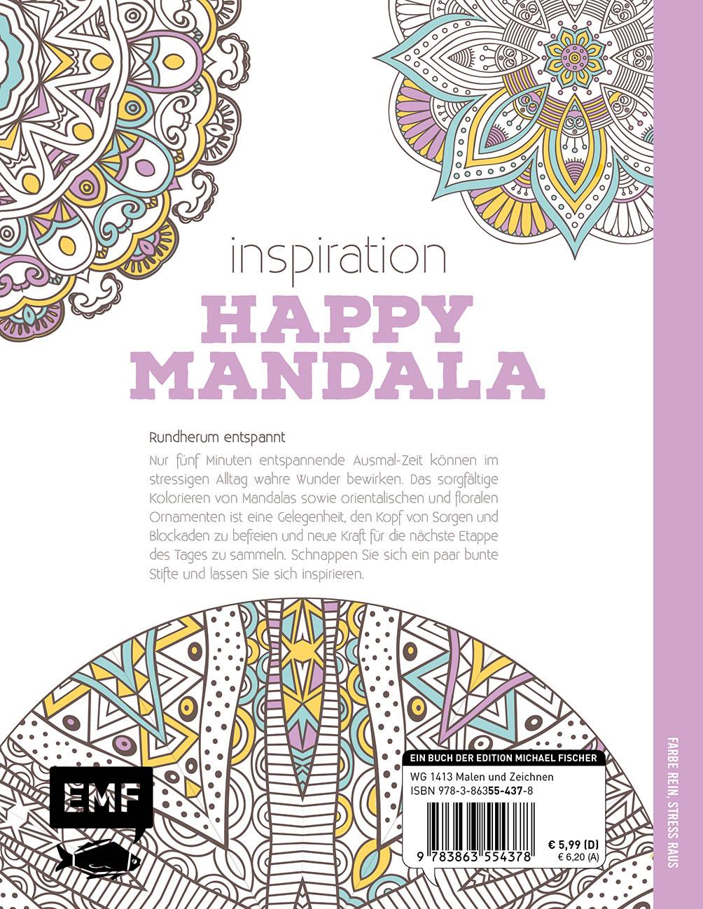 Rückseitencover Inspiration Happy Mandala