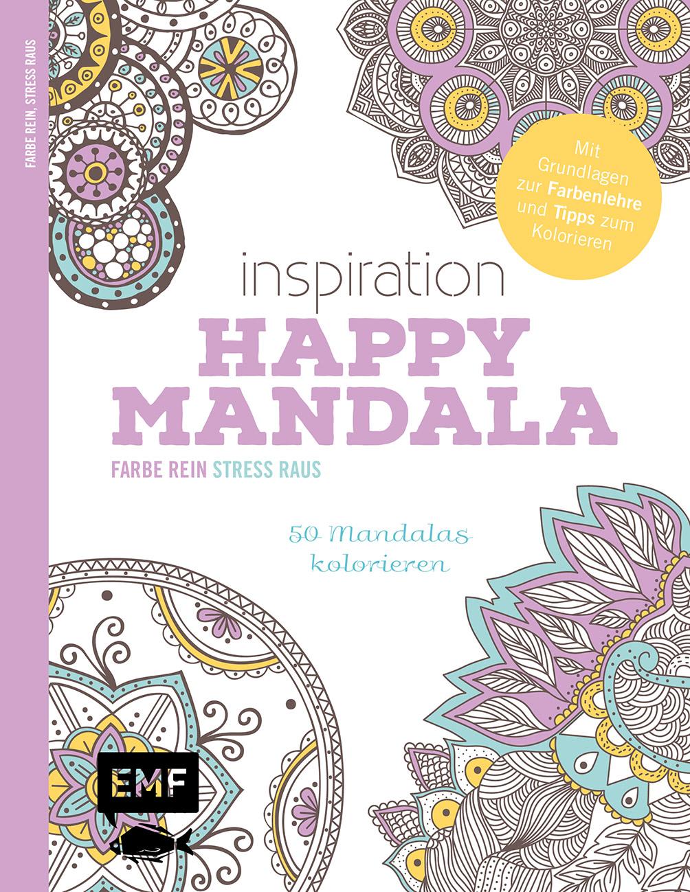 Vorderes Coverbild Inspiration Happy Mandala