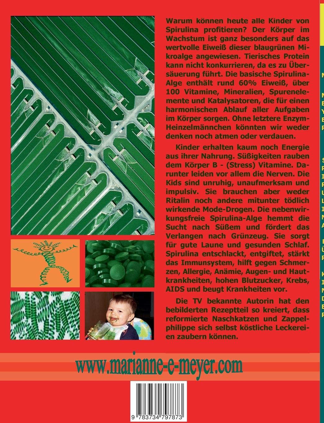 Rückseitencover Spirulina für Kinder