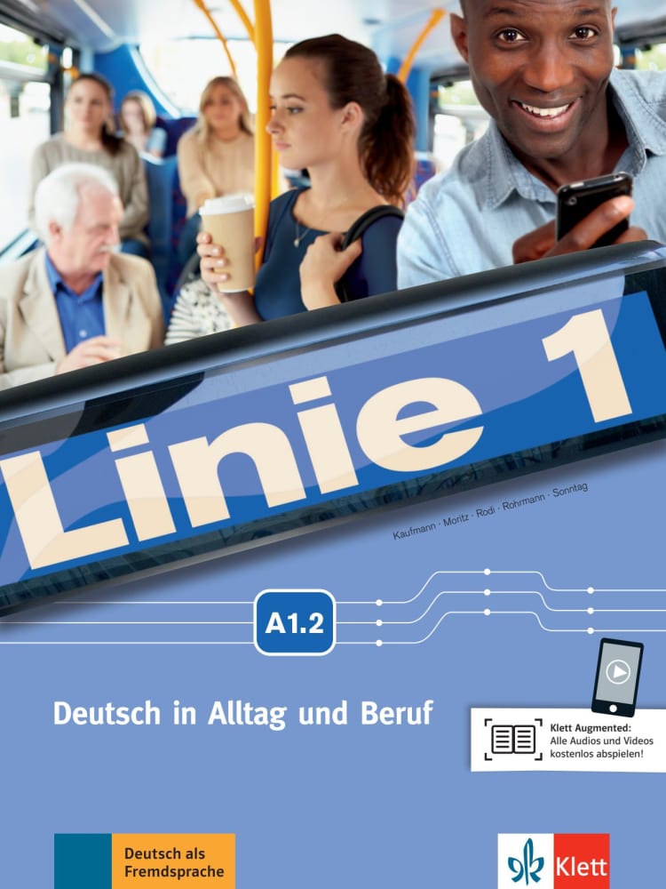 Vorderes Coverbild Linie 1 A1.2. Kurs- und Übungsbuch mit Video und Audio auf DVD-ROM