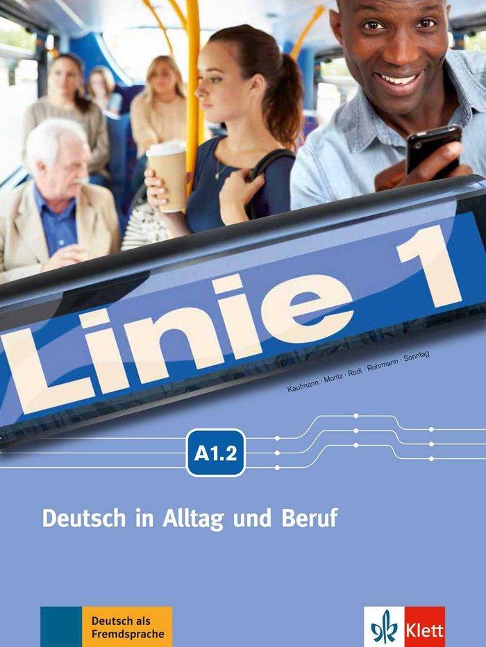 Vorderes Coverbild Linie 1 A1.2. Kurs- und Übungsbuch mit Video und Audio auf DVD-ROM