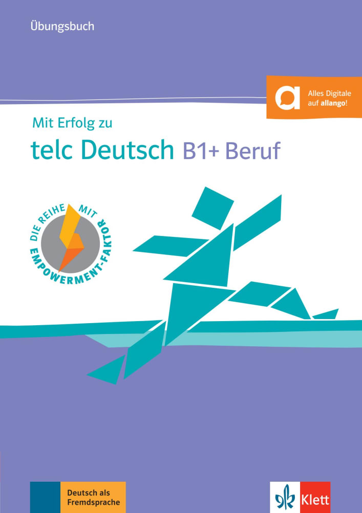 Vorderes Coverbild Mit Erfolg zu telc Deutsch B1+ Beruf